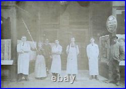 Antique 1904 Original Photo African American Black Man City Bar Smiths Beer Co