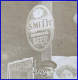 Antique 1904 Original Photo African American Black Man City Bar Smiths Beer Co