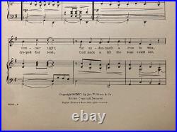 Antique 1906 Sheet MusicAfrican American ComposersAida Overton Walker11 x 14