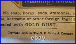 Antique 1908 FAIRBANKS GOLD DUST TWINS WASHING POWDER SOAP Advertising Booklet