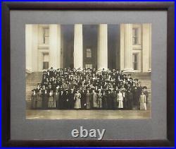 Antique 1920s Large Photo Women's Rights Group Suffragettes Hats State House