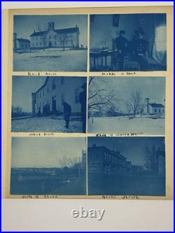 Antique 34 Documented Photographs Bloomington ILLs. US Post Office Photo Album