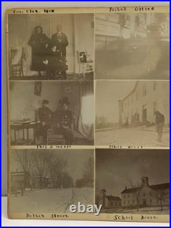 Antique 34 Documented Photographs Bloomington ILLs. US Post Office Photo Album