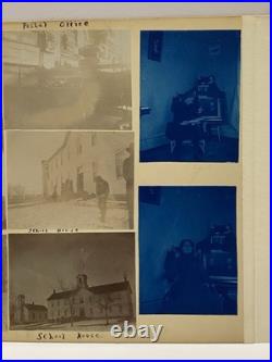 Antique 34 Documented Photographs Bloomington ILLs. US Post Office Photo Album