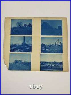 Antique 34 Documented Photographs Bloomington ILLs. US Post Office Photo Album