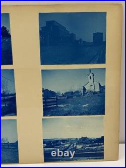 Antique 34 Documented Photographs Bloomington ILLs. US Post Office Photo Album