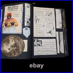 Antique Advertisement Scrapbook Black Americana