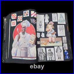 Antique Advertisement Scrapbook Black Americana