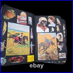 Antique Advertisement Scrapbook Black Americana