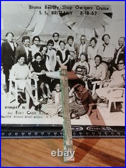 Antique African American 1962 BRONX BEAUTY SHOP OWNERS CRUISE