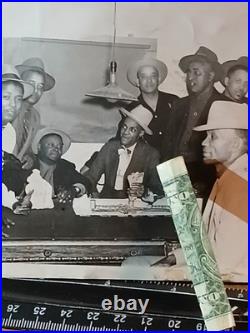 Antique African American AMAZING GAMBLING SCENE GREENWOOD MISSISSIPPI
