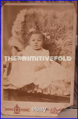 Antique African American Angel Philadelphia Pa Black History Girl Fashion Photo