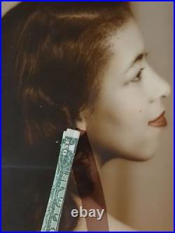 Antique African American BEAUTIFUL COLORED FEMALERED LIPSTICKCOLUMBUS OHIO