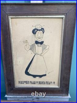 Antique African American, Black Slaves, Dentist-Character/Print