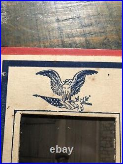 Antique African American Boy Tintype Photograph Patriotic USA Eagle Sixth Plate