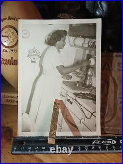 Antique African American CLEANING KITCHEN SEATTLE PHOTOGRAPHER AL SMITH