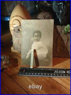 Antique African American COLORED BABY DRESS IN WHITE