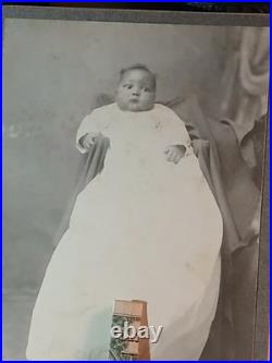Antique African American COLORED BABY WHITE DRESS SAN FRANCISCO CALIFORNIA