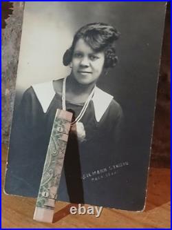 Antique African American COLORED BEAUTIFUL FEMALE WACO TEXAS