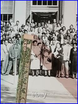 Antique African American COLORED CHURCH CONGREGATION