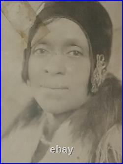 Antique African American COLORED FEMALE DETROIT MICHIGAN