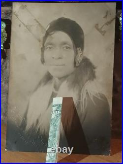 Antique African American COLORED FEMALE DETROIT MICHIGAN
