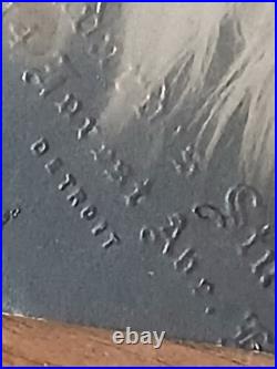 Antique African American COLORED FEMALE DETROIT MICHIGAN