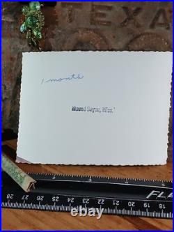 Antique African American COLORED FEMALE HOLDING BABYMOUND BAYOU MISS