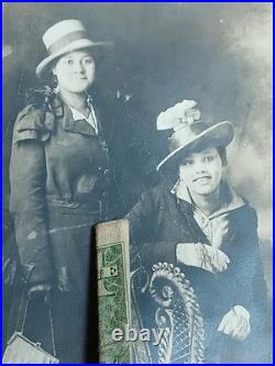 Antique African American COLORED FEMALES DRESS FOR SUCCESS HATS SHOW