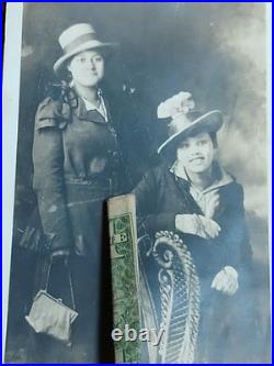 Antique African American COLORED FEMALES DRESS FOR SUCCESS HATS SHOW