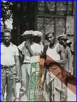 Antique African American COLORED MENS ON LUNCH BREAK COOL HATS