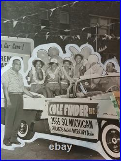 Antique African American COLORED MERCURY CAR DEALERPROOF CHICAGO ILLINOIS