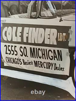 Antique African American COLORED MERCURY CAR DEALERPROOF CHICAGO ILLINOIS