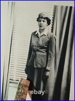 Antique African American COLORED MILITARY FEMALE