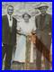 Antique African American COLORED PASTORS STANDING WITH MOTHER
