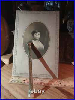 Antique African American Cabinet BLACK EXCELLENCE COLORED FEMALE