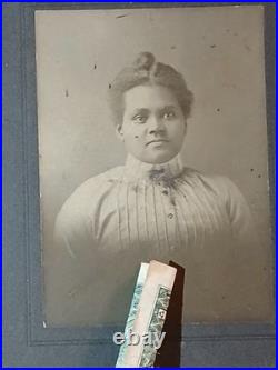 Antique African American Cabinet Beautiful Colored Female DERBY CONNECTICUT