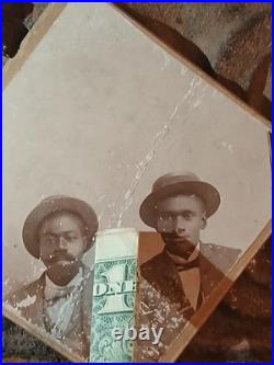 Antique African American Cabinet COLORED BROTHERS BAD HATS