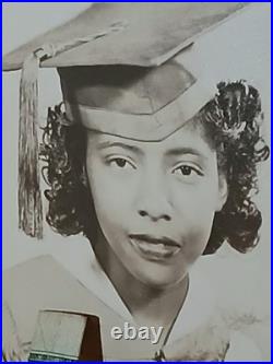 Antique African American Cabinet COLORED FEMALE STUDENT HBCU WEST VIRGINIA