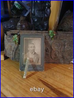 Antique African American Cabinet COLORED MALE EVERETT WASHINGTON