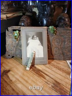 Antique African American Cabinet Colored Baby Girl LYNCHBURG VIRGINIA