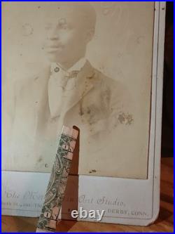 Antique African American Cabinet Colored Male DERBY, CONNECTICUT