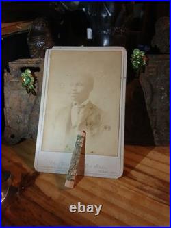 Antique African American Cabinet Colored Male DERBY, CONNECTICUT