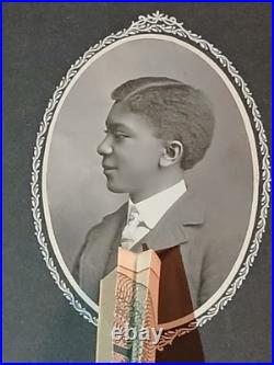 Antique African American Cabinet Colored Male HBCU AKRON OHIO