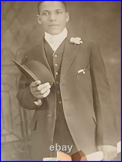 Antique African American Cabinet Colored Male HBCU FULTON MO