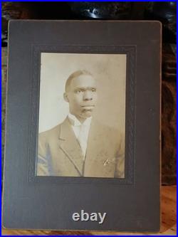 Antique African American Cabinet Colored Male HBCU LYNCHBURG VIRGINIA