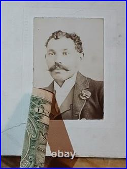 Antique African American Cabinet Colored Male PITTSTON PENNSYLVANIA