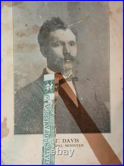 Antique African American Cabinet J. T. DAVIS A GOSPEL MINISTER