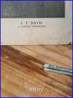 Antique African American Cabinet J. T. DAVIS A GOSPEL MINISTER