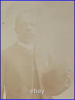 Antique African American Cabinet Lot 2 PASTOR & WIFE EVANSVILLE IND